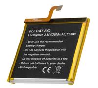 Avizar Batería para CAT S60 Li-polímero 3.85V 3500mAh 13.5Wh, / Amarillo