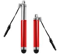 Avizar Bolígrafo táctil retráctil Conector de 3,5 mm, Rojo