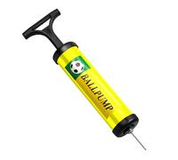 Avizar Bomba manual portátil para globos de 19 cm con tubo y aguja, Amarillo