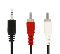 Avizar Cable Jack 3,5 mm a RCA macho Estéreo Adaptador Amplificador Smartphone
