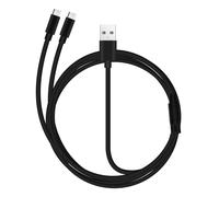 Avizar, Cable USB a 2xUSB-C 2A Carga Rápida de 3 Metros Ideal Mando Consola
