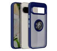 Avizar Carcasa anillo para Google Pixel 9 y 9 Pro Apoyo integrado, Azul noche