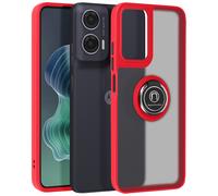 Avizar Carcasa anillo para Motorola Moto G35 Apoyo integrado, Rojo