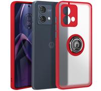 Avizar Carcasa anillo para Motorola Moto G84 Apoyo integrado, Rojo