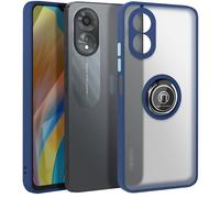 Avizar Carcasa anillo para Oppo A38 Apoyo integrado, Azul noche