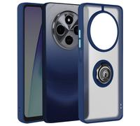 Avizar Carcasa anillo para Xiaomi Redmi 14C Apoyo integrado, Azul noche