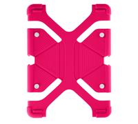 Avizar Carcasa antigolpes soporte vídeo, tablets táctiles 9.7'' a 12'', Rosa