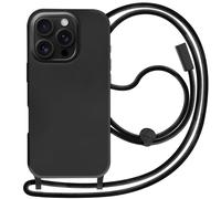 Avizar Carcasa con cordón para iPhone 16 Pro Max Silicona Soft touch,