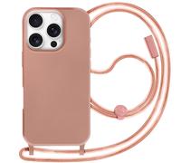 Avizar, Carcasa con cordón para iPhone 16 Pro Max Silicona Soft touch