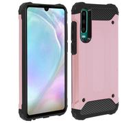 Avizar Carcasa de Silicona Reforzada Rosa para Huawei P30