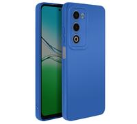 Avizar Carcasa de silicona suave para Oppo A5 con refuerzo de cámara, Azul