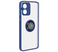 Avizar Carcasa Motorola Moto E13 bimaterial Anillo Soporte vídeo, Azul
