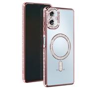 Avizar Carcasa para Galaxy A06 Protección delicada, Rosa champán