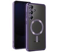 Avizar, Carcasa para Galaxy S24 FE Silicona Contorno Cromo