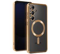 Avizar, Carcasa para Galaxy S24 FE Silicona Contorno Cromo