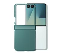 Avizar Carcasa para Galaxy Z Flip 7 Soft-Touch con bisagra Reforzada, Verde