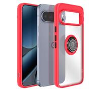 Avizar Carcasa para Google Pixel 10 Pro XL Antichoque con Anillo Magnético, Rojo