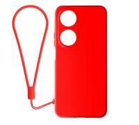 Avizar Carcasa para Honor 90 Smart Silicona Acabado Tacto Suave, Rojo
