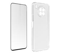 Avizar Carcasa para Huawei Nova 8i Cristal Templado Honor 50 Lite, Transparente