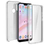 Avizar, Carcasa para Huawei P20 Lite 360ª Silicona + Trasera policarbonato