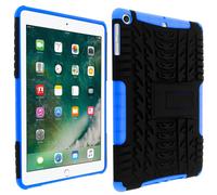 Avizar Carcasa para iPad 5 / 6 / Air antigolpes reforzada + Soporte, Azul