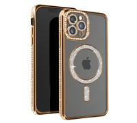 Avizar Carcasa para iPhone 13 Pro Max Protección contra golpes, Dorado