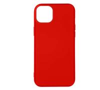 Avizar Carcasa para iPhone 14 Plus Semi rígida Soft Touch Fina, Rojo