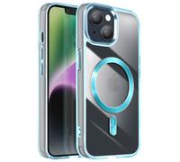 Avizar Carcasa para iPhone 14 y iPhone 13 Elegante y refinado, Azul