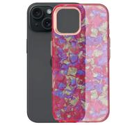 Avizar Carcasa para iPhone 15 Amortiguador Tutti Frutti, Rosa