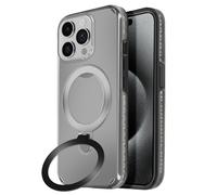 Avizar, Carcasa para iPhone 15 Pro Antichoque -Anillo soporte plegable