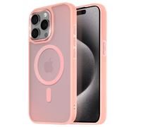 Avizar Carcasa para iPhone 15 Pro Max Dorso mate esmerilado, Rosa