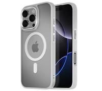 Avizar Carcasa para iPhone 16 Pro Dorso mate esmerilado, Gris