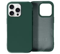 Avizar Carcasa para iPhone 16 Pro Max Semirrígido Soft-touch, Verde oscuro