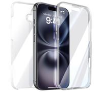 Avizar Carcasa para iPhone 16 Trasera Rígida y Frontal Flexible Táctil