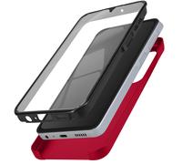 Avizar Carcasa para Samsung Galaxy A05s Parte trasera rígida, Rojo
