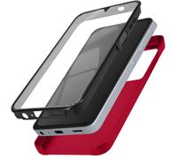 Avizar Carcasa para Samsung Galaxy A25 5G Parte trasera rígida, Rojo