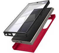 Avizar Carcasa para Samsung Galaxy S24 Ultra Parte trasera rígida, Rojo