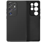Avizar Carcasa para Samsung Galaxy S25 Ultra Semirrígido Soft-touch, Negro