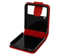 Avizar Carcasa para Samsung Galaxy Z Flip 4 Solapa con Lengüeta magnética, Rojo