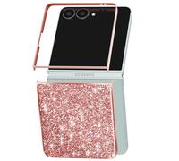 Funda para móvil Avizar carcasa rígida policarbonato rosa champán brillante para Galaxy Z Flip7