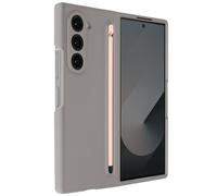 Avizar Carcasa para Samsung Galaxy Z Fold 6 Softtouch + Lápiz óptico, Gris claro
