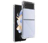 Avizar Carcasa para Silicona para Galaxy Z Flip 4 Antigolpes,Transparente