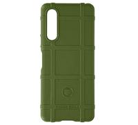 Avizar Carcasa para Sony Xperia 10 V / 10 VI Antigolpe Relieve Caqui, Caqui