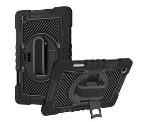 Avizar Carcasa para Tab S6 Lite con asa + caballete y bandolera,
