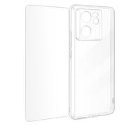 Avizar, Carcasa para Xiaomi 13T y 13T Pro Cristal Templado 9H Contorno