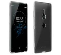 Avizar Carcasa para Xperia XZ3 + cristal templado bordes, Transparente