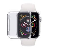 Avizar Carcasa protectora Apple Watch 40 mm Silicona, Transparente