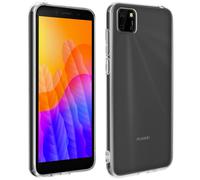 Avizar Carcasa protectora para Huawei Y5P de Silicona Flexible, Transparente