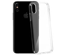 Avizar Carcasa protectora para iPhone X de silicona ultrafina, Transparente