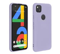 Avizar Carcasa Silicona Google Pixel 4A Semirrígida Mate, Violeta